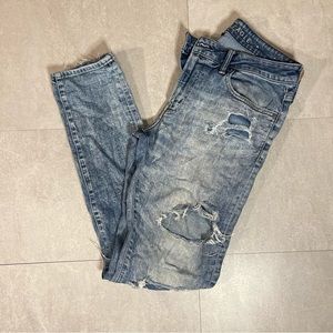 Mens 34 x 34 American Eagle Slim Fit Distressed Jeans